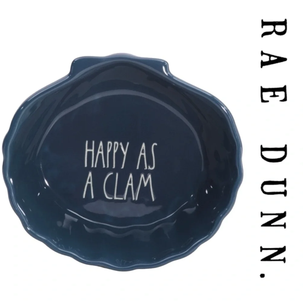 Rae Dunn Happy As A Clam Serving Bowl